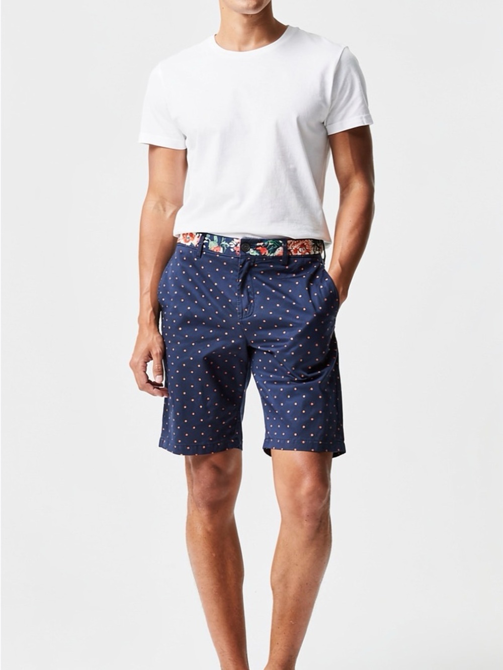 Flower Ricky Singh Polka Dot Chino Shorts